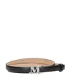 Max Mara Belts Black In Black