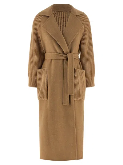 Max Mara Berard Coat In Red