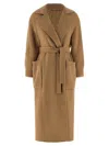 Max Mara Long Coat In Brown
