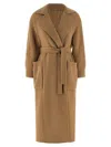 Max Mara Long Coat In Brown