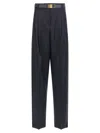 Max Mara Bergamo Pants Blue In Black