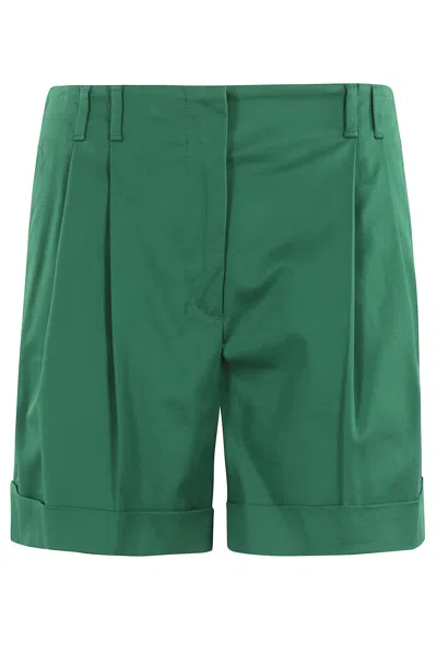 Max Mara Bergen Short Trouser In Green