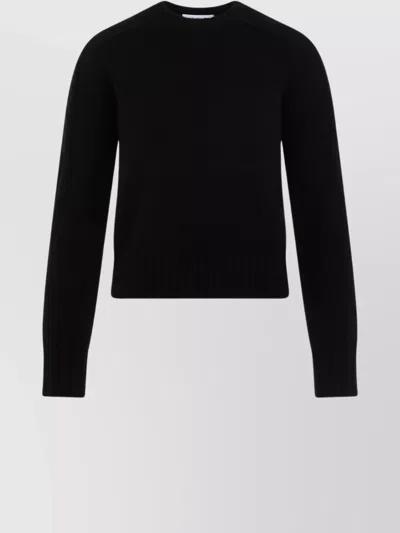 Max Mara Crewneck Long In Black