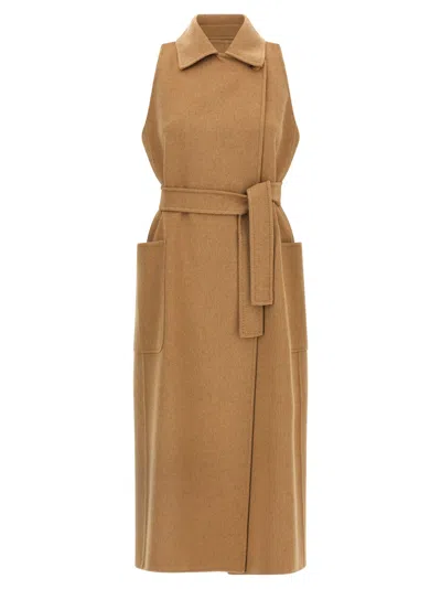 Max Mara 'berlina1234' Coat In Brown