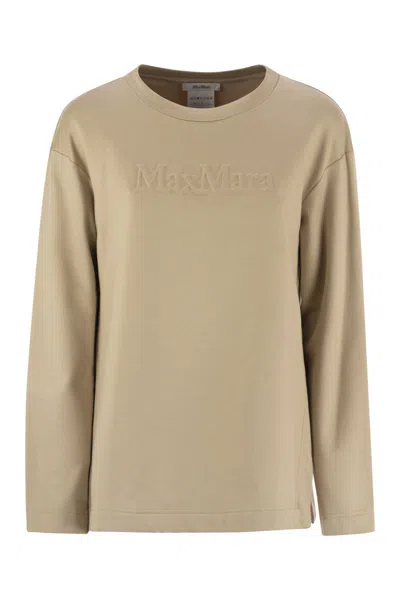 MAX MARA MAX MARA BERMA - SILK AND COTTON SWEATSHIRT
