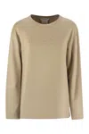 Max Mara Berma Sweatshirt In Brown