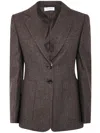 Max Mara "bermuda1234" Tweed Jacket Clothing In Brown