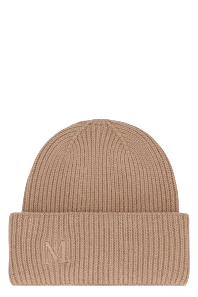 Max Mara Berretto Mmretina In Cashmere In Brown