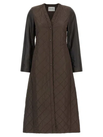 Max Mara Berta Coat In Brown