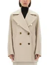 Max Mara Berta Coat In Neutral