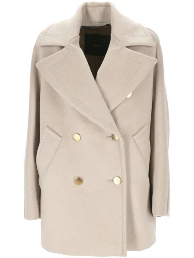 Max Mara Berta Coat In Beige