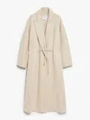 Max Mara Bertone Oversized Cashmere Coat In Beige