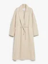 Max Mara Bertone Oversized Cashmere Coat In Beige
