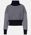 Max Mara Bessica Wool And Cashmere Turtleneck Sweater In Grey