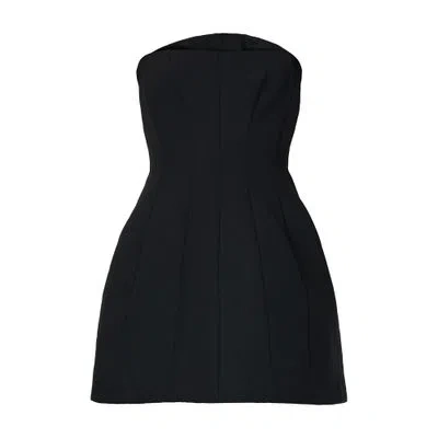 Max Mara Betel Mini Dress In Black