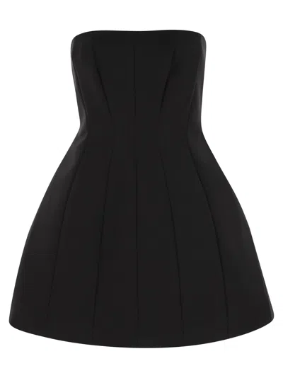 MAX MARA MAX MARA BETEL SABLÉ BUSTIER DRESS