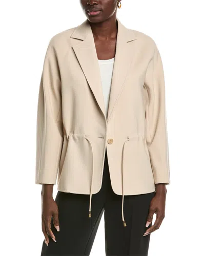 Max Mara Betulla Wool-blend Coat In Beige