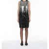 Max Mara Bevanda Sequined Minidress In Black