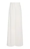 Max Mara Biada Jersey Trousers In White