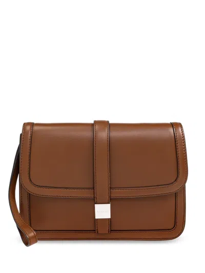 Max Mara Bianca Clutch Bag In Brown