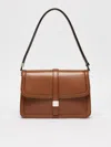 Max Mara Bianca Mini Handbag In Luxurious Leather In Brown