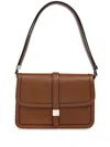 Max Mara Leather Shoulder Bag In Brown