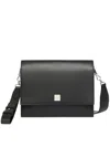 Max Mara Biancaroughs Leather Shoulder Bag In Black