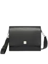 Max Mara Biancaroughs Leather Shoulder Bag In Black