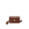 Max Mara Structured Shoulder Bag Top Handle Design In Brown