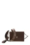 Max Mara Biancaroughs - Small Leather Crossbody Bag In Brown