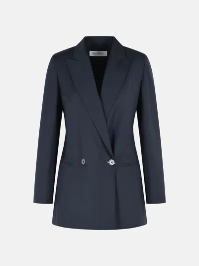 Max Mara 'bikini' Deep Blue Tela Blazer