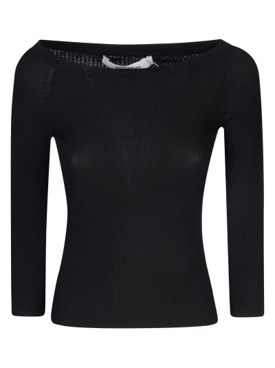 Max Mara Bill Top In Black