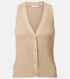 Max Mara Bimba Cotton-blend Crêpe Vest