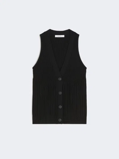 Max Mara Bimba Waistcoat Black