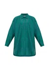 Max Mara Bird Button-up Shirt In Multi
