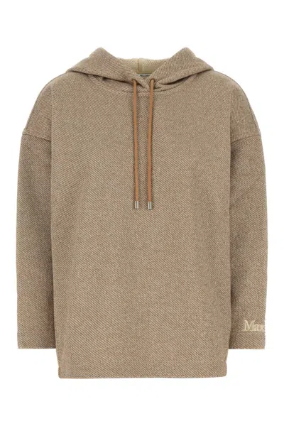 MAX MARA BISCOTTO COTTON BLEND RALLY SWEATSHIRT
