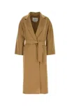 Max Mara Biscuit Cashmere Ludmilla Coat In Brown