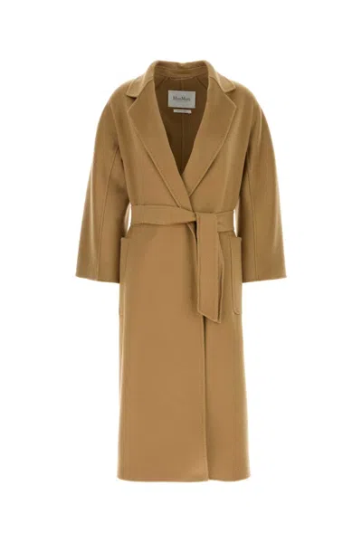 Max Mara Biscuit Cashmere Ludmilla Coat In Brown