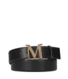 Max Mara Belts Black In Black