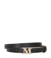 Max Mara Belts Black In Black