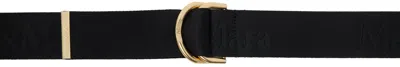 Max Mara Black Afosi Belt In 001 Black