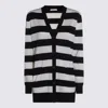 Max Mara Black And White Knitwear In Black