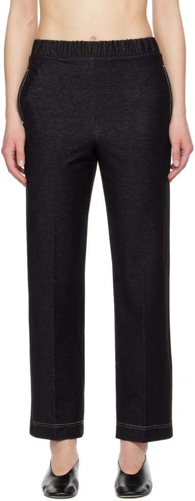 Max Mara Black Ballata Trousers In 1 Black