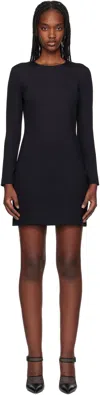 Max Mara Black Bartolo Minidress In 005 Black