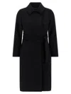 Max Mara Manuela Icon Coat Coats And Trench Coats Black In Black