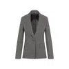 Max Mara Women's Muschio Jacket Principe Galles In Grey