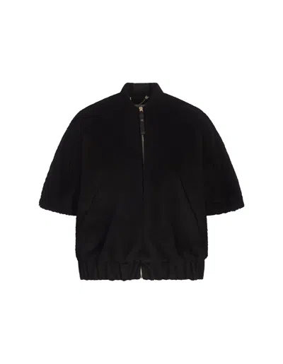 MAX MARA BLACK BRIOSE1 JACKET