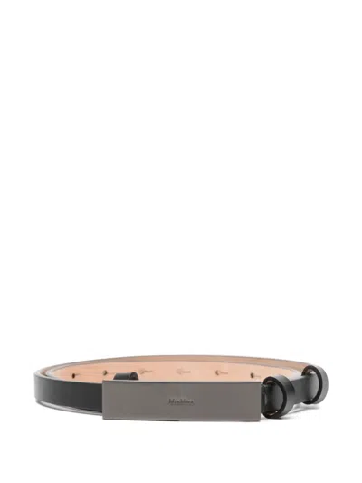 Max Mara Black Buckle Belt