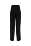 Max Mara Orche Tech Jersey Straight Pants In Black
