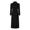 Max Mara Black Camel Coat In Black